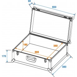 ROADINGER Universal Case Tour Pro black